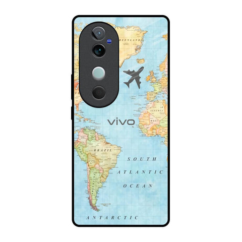 Fly Around The World Vivo V40 5G Glass Back Cover Online