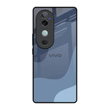 Navy Blue Ombre Vivo V40 5G Glass Back Cover Online