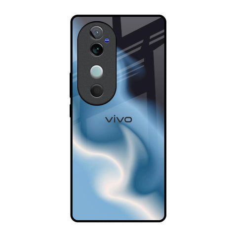 Blue Waves Vivo V40 5G Glass Back Cover Online