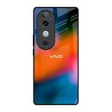 Fiery Orange Vivo V40 5G Glass Back Cover Online
