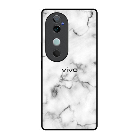 Satin White Marble Vivo V40 5G Glass Back Cover Online