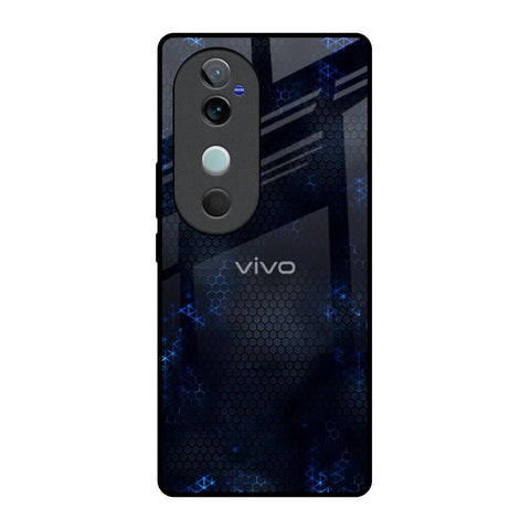 Blue Hues Vivo V40 5G Glass Back Cover Online