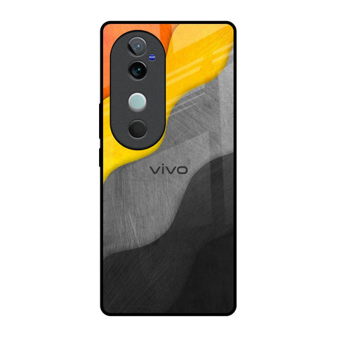 Dusty Color Waves Vivo V40 5G Glass Back Cover Online