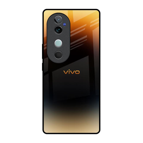 Grainy Yellow Vivo V40 5G Glass Back Cover Online