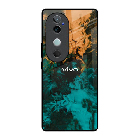Watercolor Wave Vivo V40 5G Glass Back Cover Online