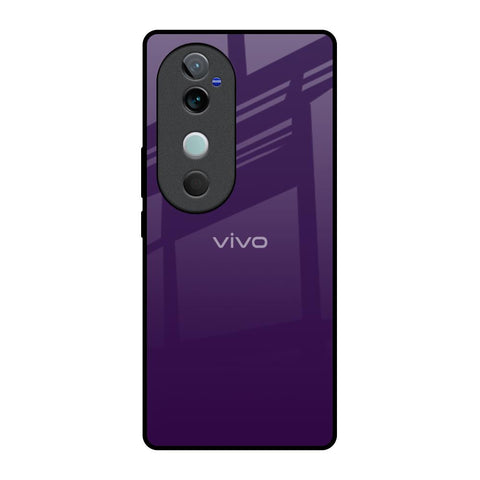 Dark Purple Vivo V40 5G Glass Back Cover Online