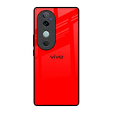 Blood Red Vivo V40 5G Glass Back Cover Online