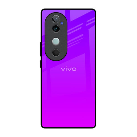 Purple Pink Vivo V40 5G Glass Back Cover Online