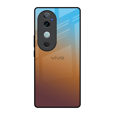 Rich Brown Vivo V40 5G Glass Back Cover Online
