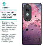 Space Doodles Glass Case for Vivo V40 5G