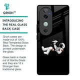 Space Traveller Glass Case for Vivo V40 5G