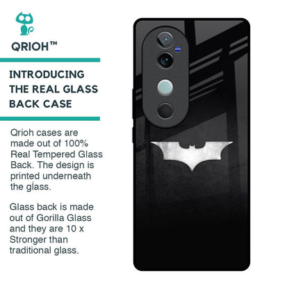 Super Hero Logo Glass Case for Vivo V40 5G