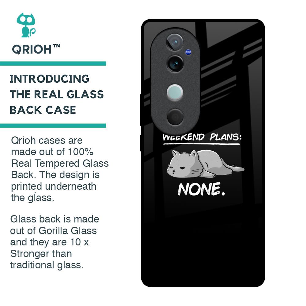 Weekend Plans Glass Case for Vivo V40 5G