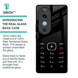 Classic Keypad Pattern Glass Case for Vivo V40 5G