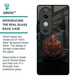 Lord Hanuman Animated Glass Case for Vivo V40 5G