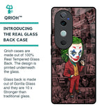 Joker Cartoon Glass Case for Vivo V40 5G