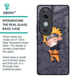 Orange Chubby Glass Case for Vivo V40 5G