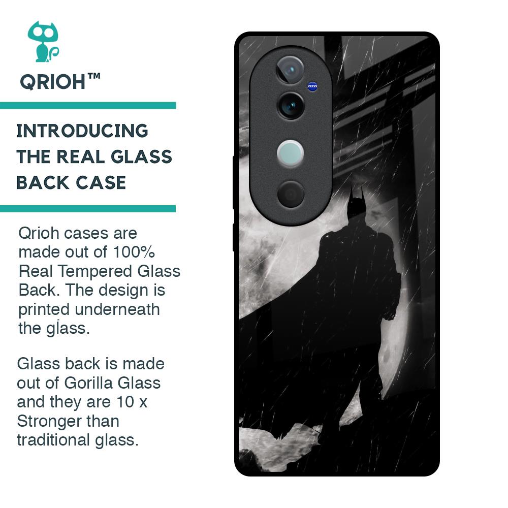 Dark Warrior Hero Glass Case for Vivo V40 5G
