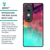 Colorful Aura Glass Case for Vivo V40 5G