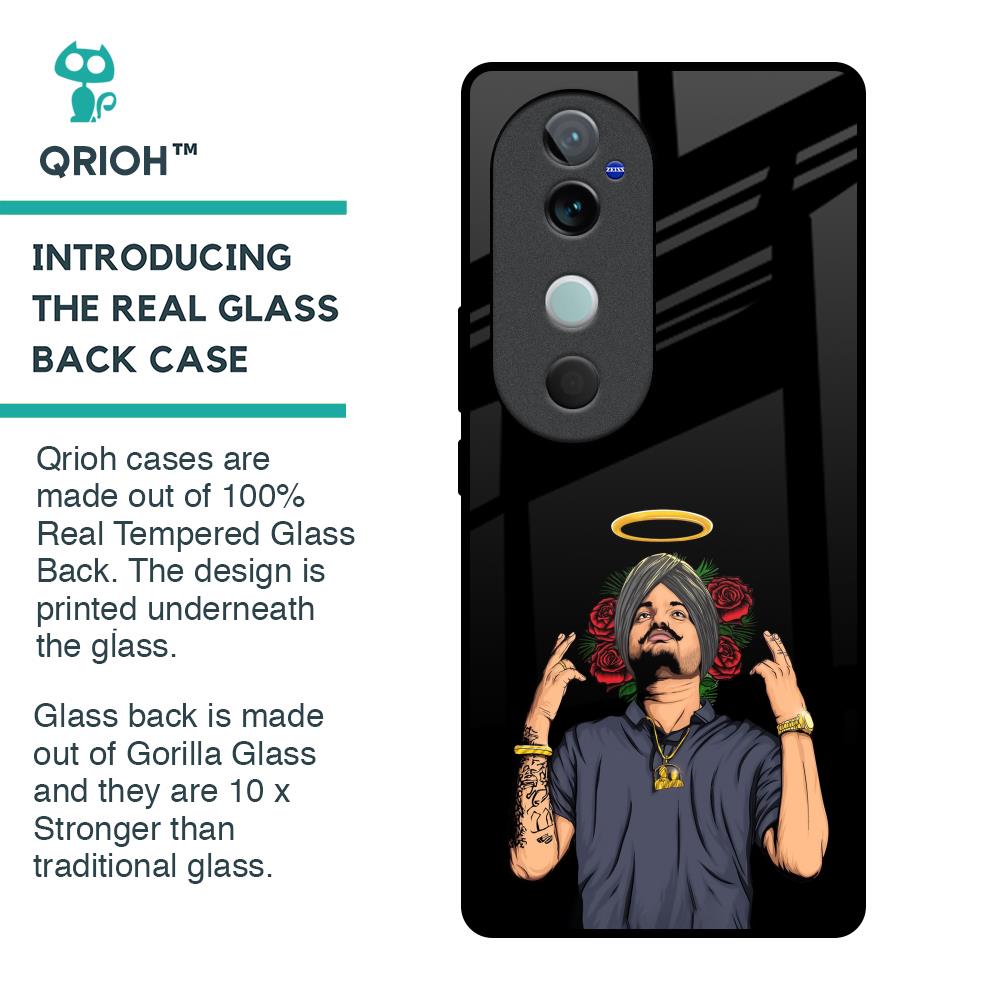 Punjabi Singer Poster Glass Case for Vivo V40 5G