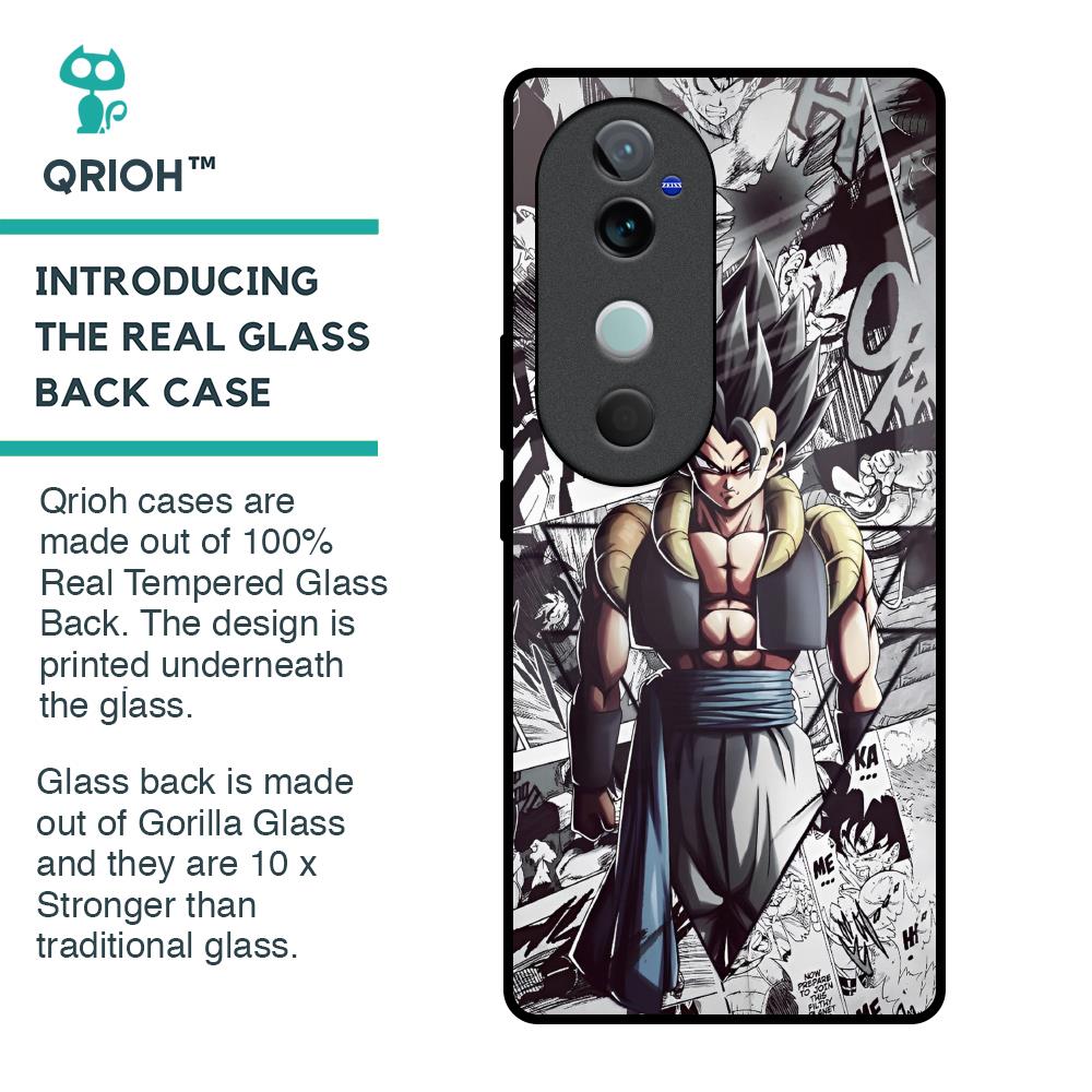 Dragon Anime Art Glass Case for Vivo V40 5G