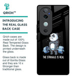 Real Struggle Glass Case for Vivo V40 5G