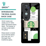 Coffee Latte Glass Case for Vivo V40 5G