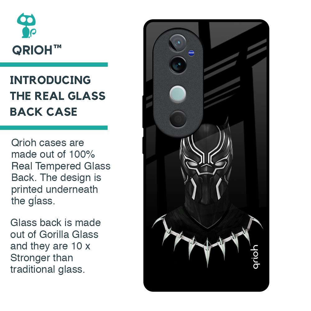 Dark Superhero Glass Case for Vivo V40 5G