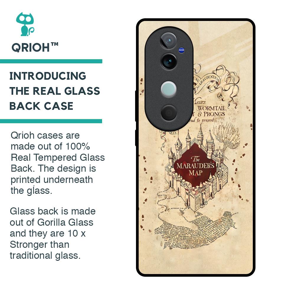 Magical Map Glass Case for Vivo V40 5G