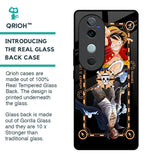 Shanks & Luffy Glass Case for Vivo V40 5G