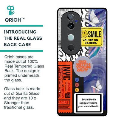 Smile for Camera Glass Case for Vivo V40 5G