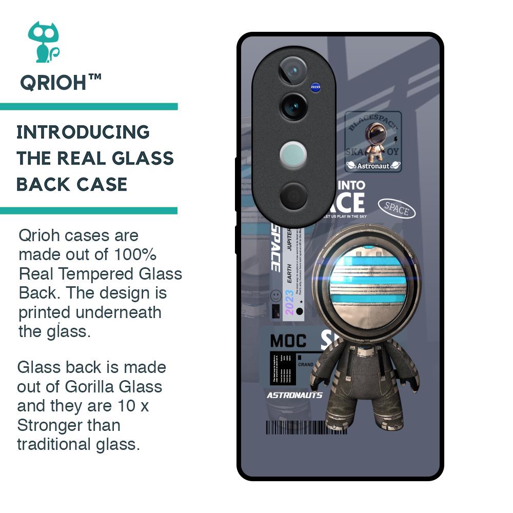 Space Travel Glass Case for Vivo V40 5G