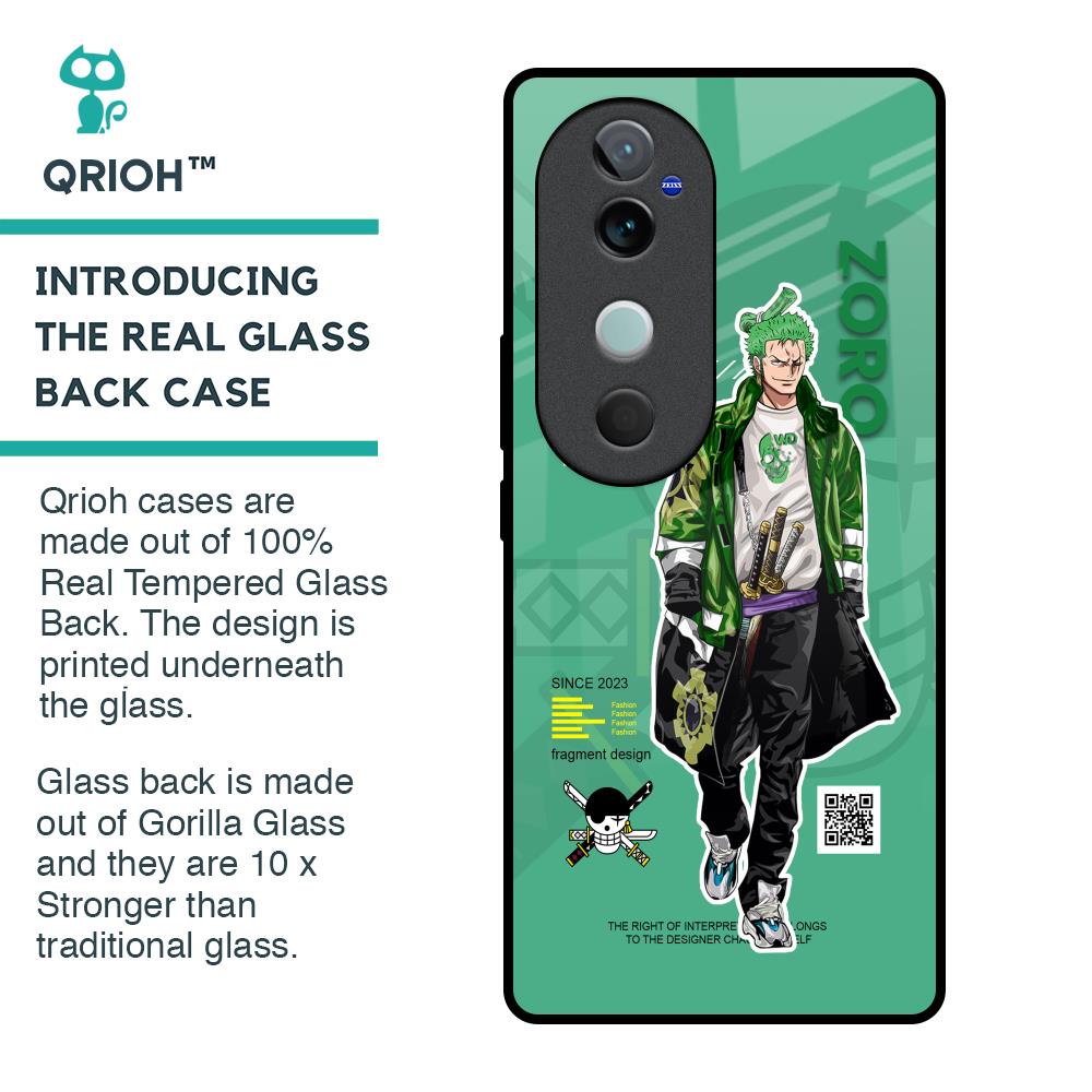 Zoro Bape Glass Case for Vivo V40 5G