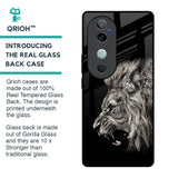 Brave Lion Glass Case for Vivo V40 5G