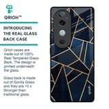 Abstract Tiles Glass Case for Vivo V40 5G