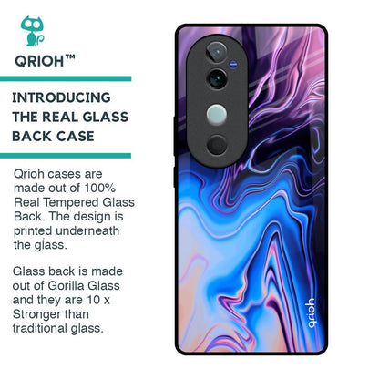Psychic Texture Glass Case for Vivo V40 5G