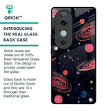 Galaxy In Dream Glass Case For Vivo V40 5G