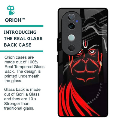Lord Hanuman Glass Case For Vivo V40 5G