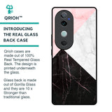 Marble Collage Art Glass Case For Vivo V40 5G