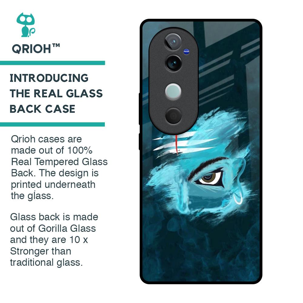 Power Of Trinetra Glass Case For Vivo V40 5G