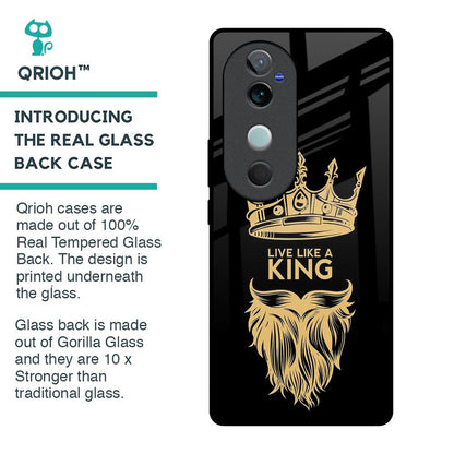 King Life Glass Case For Vivo V40 5G