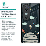 Astronaut Dream Glass Case For Vivo V40 5G