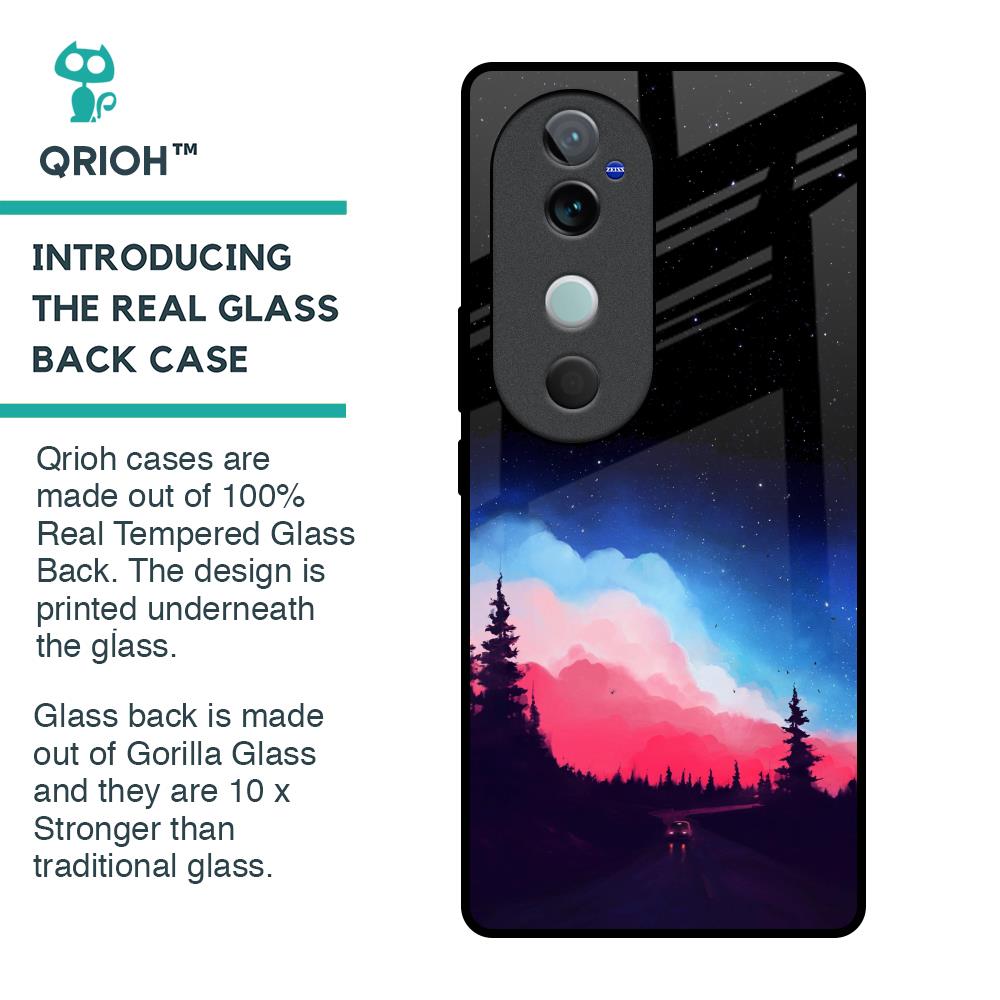 Drive In Dark Glass Case For Vivo V40 5G