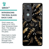 Autumn Leaves Glass Case for Vivo V40 5G