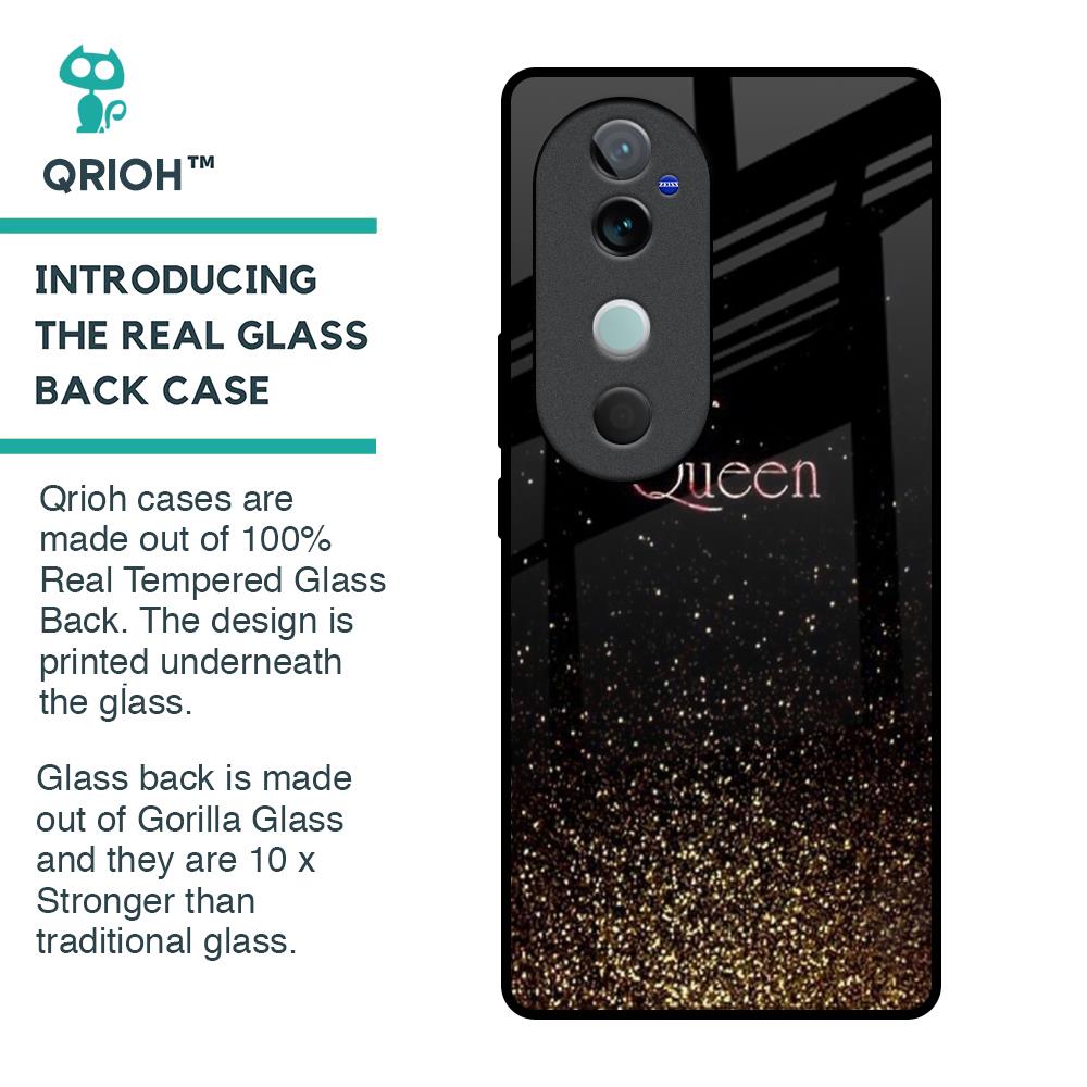 I Am The Queen Glass Case for Vivo V40 5G