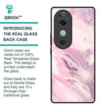 Diamond Pink Gradient Glass Case For Vivo V40 5G