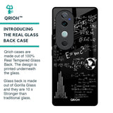 Funny Math Glass Case for Vivo V40 5G