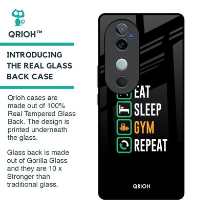 Daily Routine Glass Case for Vivo V40 5G