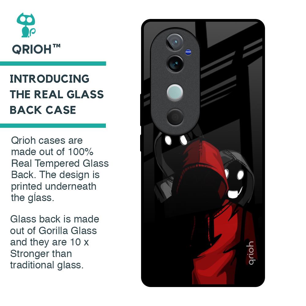 Shadow Character Glass Case for Vivo V40 5G
