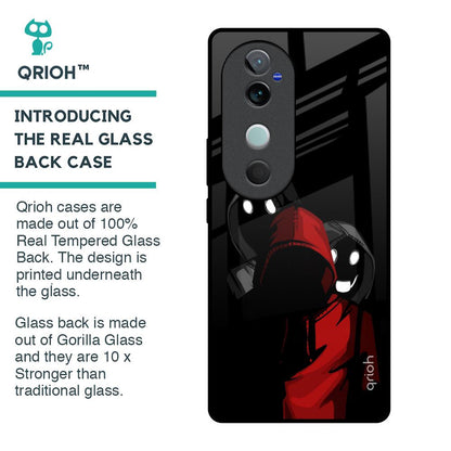 Shadow Character Glass Case for Vivo V40 5G